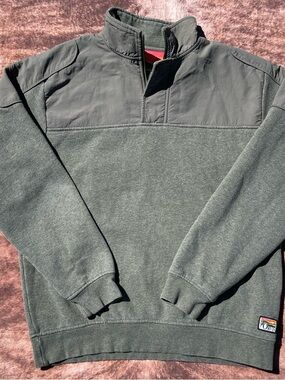 Men's Orvis Quarter Zip Pullover Medium